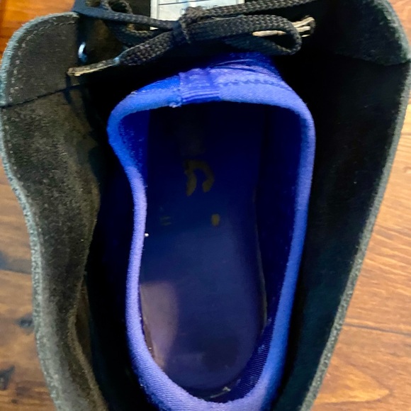 Alife black suede, blue soled shoes - Picture 7 of 8